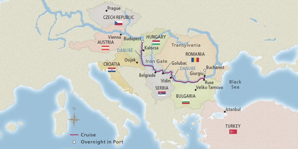 Passage to Eastern Europe Map
