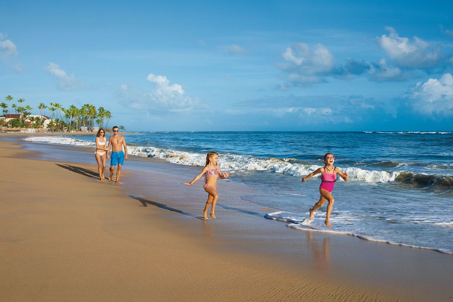 Kids on beach