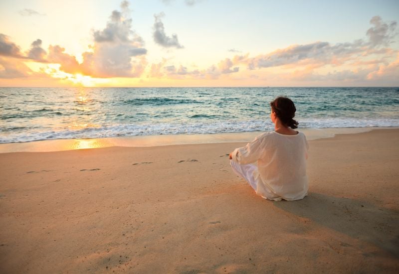 Sunrise on beach