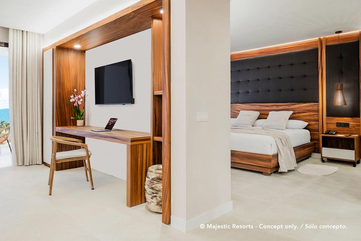 One bedroom suites at Majestic Mirage Costa Mujeres